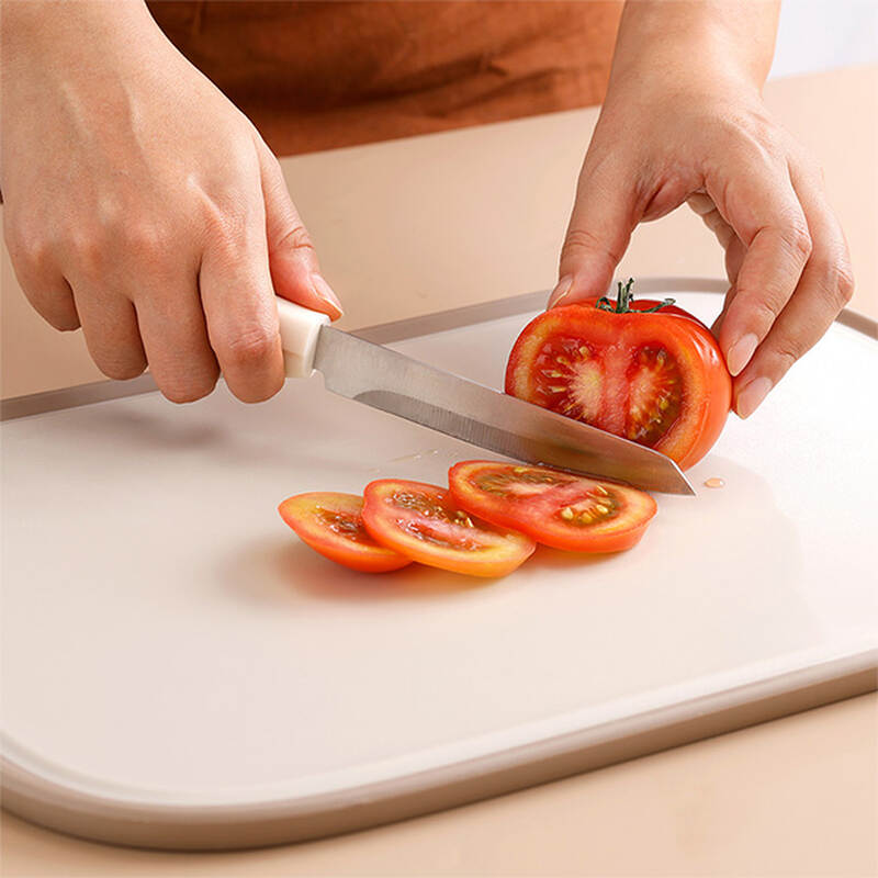 Thớt hai mặt inox 304, PP kháng khuẩn hiệu LocknLock kích thước 400*280*12MM - Màu Ivory - CKD096IVY, , large image number null